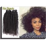 Grade 6A Kinky Curly Unprocessed Virgin Human Hair Extensions 100G Per Bundle for sale