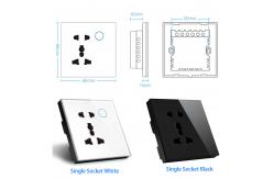 China EU Smart Plug Socket With Google Home Metering Overload Protection supplier