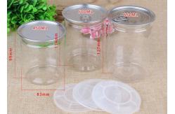 China Customized Snacks / Tea Packing Pet Plastic Jars Easy Open Lid Air - Proof supplier