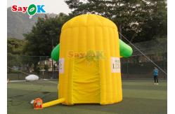 China 9.8ft Attractive Fresh Yellow Inflatable Air Tent Lemon Fruit Stand Dome Tent supplier