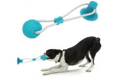 China Suction Cup Tug Of War Puppy Rubber Chew Toys For Teething Puppies supplier