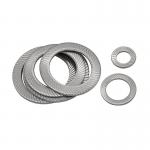 Stainless Steel Serrated Knurled Safety Self Locking Washer With Double Faced Printing M1.6 - M36 for sale