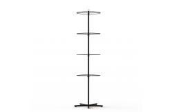 China 4 Layers Spinning POP Display Rack With 5 Legs Base supplier