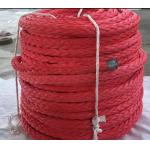 12 Strand Synthetic Fiber 60 10mm 18tons Braided Uhmwpe Winch Mooring Rope Black Yellow for sale