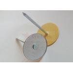 Galvanized Steel 2 Cup Head Weld Pins With Paper Washer For Securing Insulation for sale
