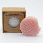 7.8*7.5cm Shell Shape Konjac Sponge