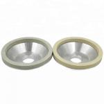 Industrial Ceramic Bond Grinding Wheel Environmental Protection 12A2 / 20 /45 deg For Carbide for sale