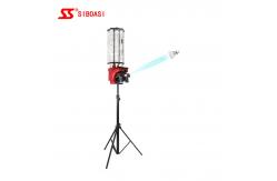 China LCD Screen Badminton Machine , Badminton Serve Machine Folding Tripod Wheels supplier