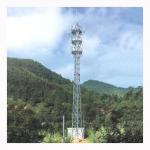 8 Grade Bolt Connection Lattice Steel Tower For Earthquake Resistance for sale