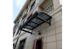 China Customizable DIY Polycarbonate solid sheet Awning Durable Aluminum Frame Impact Resistant supplier
