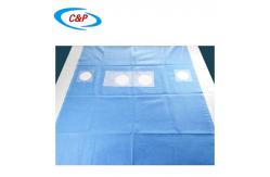 China Customized Surgical Sterile Nonwoven Radial Angio Drape With 4 Holes Supplier supplier