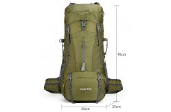 China Reflective Printing Easy Strap Hiking Rucksack For Lightweight Backpacking supplier