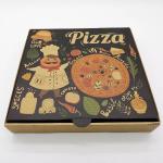 Pizza Package Carton Square Custom Paper Box Custom Logo Printed for sale