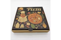 China Pizza Package Carton Square Custom Paper Box Custom Logo Printed supplier