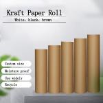 Uncoated Brown Jumbo Small 80g Kraft Parcel Wrap Eco Wrapping for sale