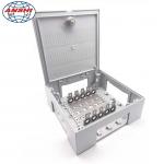 Key Lock / Coin Lock Wall Mounting 50 Pairs Cable Distribution Box With 2/10 Krone LSA Module for sale