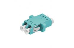 China LC OM3 DX One-piece Adapetr With Flange supplier