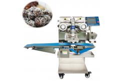 China Ss304 Full automatic filled date ball making machine/encrusting machine supplier