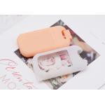 Plastic Orange Perfume Spray Atomizer With Rubber Case Credit Card for sale