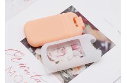 China Plastic Orange Perfume Spray Atomizer With Rubber Case Credit Card supplier