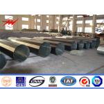 6mm Octagonal 132KV 15m 30m Steel Power Pole for sale