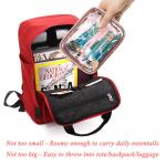 Roomy Zippered See Through PVC Makeup Bag For Girls for sale