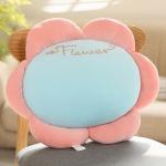 Breathable Non Slip Warm Flower Plush Cushions OEM / ODM