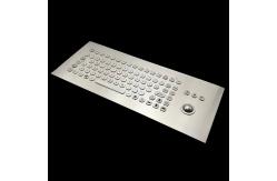 China Metal Integrated Trackball Keyboard , 89 Key Keyboard With F1-f12 Function Button supplier