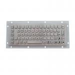 68 keys compact format IP67 stainless steel Panel Mount waterproof keyboard for sale