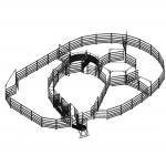 12ft Farm Sheep Metal Fence Panels Cattle 4ft-6ft  Livestock for sale