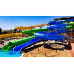 Kids Water Park Playground Equipment Swimming Pool Water Game Slide for sale