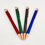 Simple Press Metal Ballpoint Pen Wholesale Matte Roller Ball Pen For Business Gifts for sale