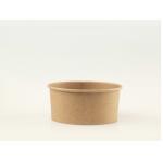 Disposable 1300ml PLA Kraft Paper Salad Bowl Soup Bowl for sale
