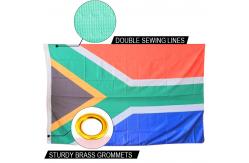 China South Africa National Flag 90 X 150cm Knitted Polyester Single Reverse supplier