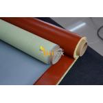 Fiberglass Silicone Coated Flame Retardant Fabric For Curtain for sale