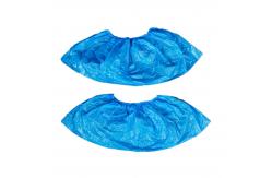 China Clean Use Waterproof Various Size Disposable CPE Plastic Shoe Cover Elastic supplier