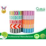 Scrapbooking Writing Custom Printed Washi Tape Waterproof Environment Friendly for sale