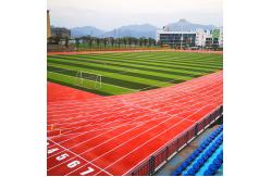 China Recyclable Eco Sports Flooring Self Knot Pattern Running University supplier