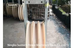 China 822mm MC Nylon Wire Conductor Stringing Pulley Blocks supplier