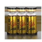 Gold Color PET vial Bottle Labels For tren Enanthate Product for sale