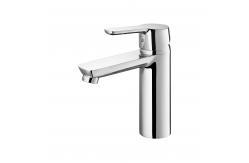 China Single Hole Basin Mixer Bathroom Sink Tap Chrome Plated Good Craftsmanship supplier