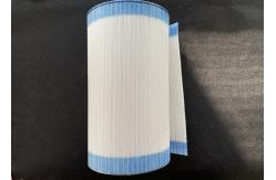 China Middle Loop Polyester Spiral Fabric With Side Cloth 45mm With Both Edges supplier