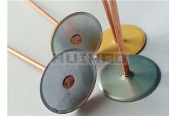 China 12 Gauge Capacitor Discharge Cup Head Weld Pins With Paper Insulating Washers supplier