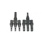 1000VDC Waterproof Solar Branch Connector Class II IP67 Rated -40.C To 85.C Temperature Range for sale