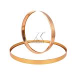 Modern Metal Round Aluminium Mirror Frame 6063 T5 For Wall Pictures for sale
