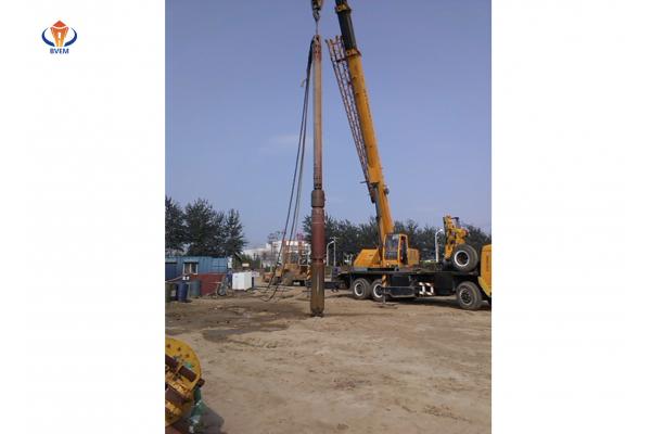 Industrial Vibroflotation Device Vibro Compaction Piling Construction130KW
