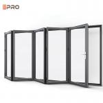 Tempered Glass Aluminum Folding Doors Australian Standards Patio Soundproof Bifold Doors