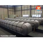 Stainless Steel Shell and Tube Heat Exchanger U Shape Tube Bundle for sale