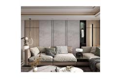 China Indoor Fluted Slat Pvc Wall Board Cladding Texture Slat SPC Wall Panel supplier