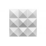 Waterproof Interior PVC Decorative 3D Wall Panels 1mm Shining Gold Diamond Design for sale